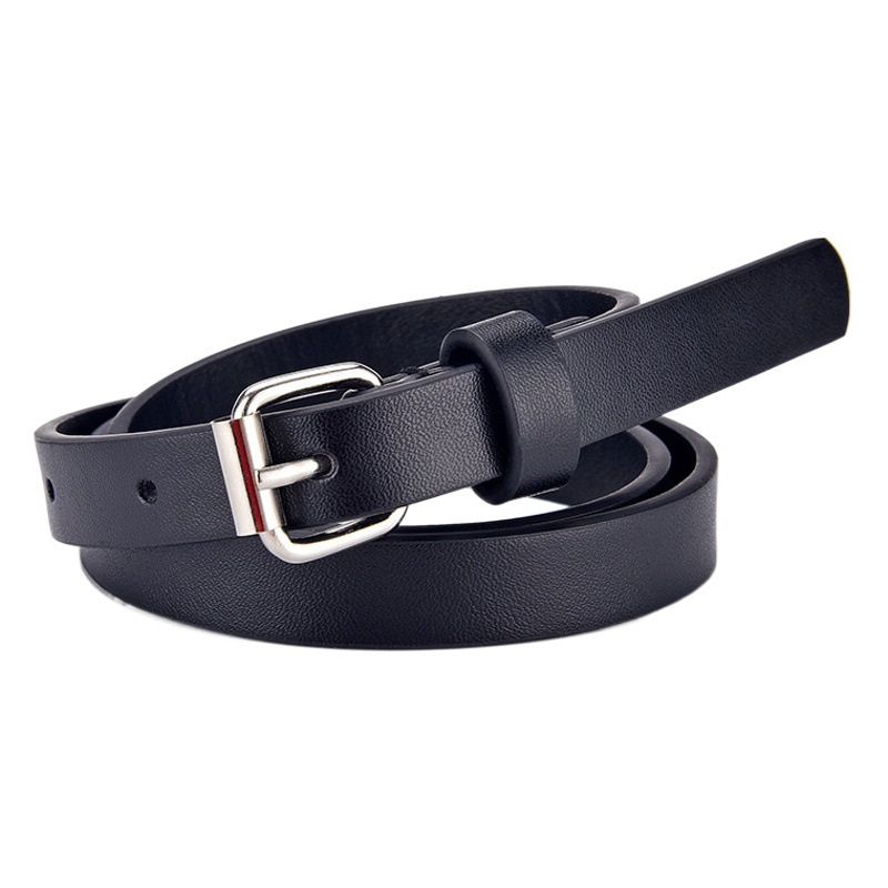 New Children's Belt Flat Fine Glitt Korean Heart Shaped Glitch Children's Jeans Short Belt Cross-border