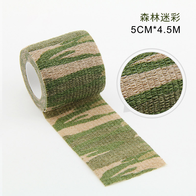 Picture of Factory Direct Sales Outdoor Camouflage Bandage Non-Woven Self-Adhesive Elastic Bandage Camouflage Bandage Available for Wholesale