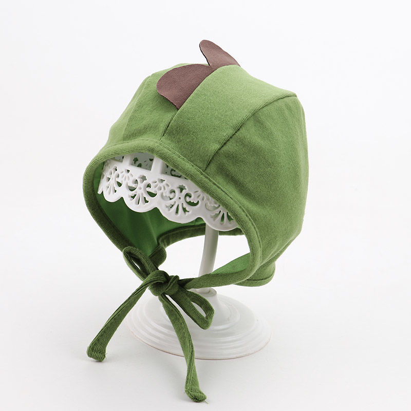 Picture of Baby Hat Spring and Autumn Thin Pure Cotton Cute Super Cute Ear Protection Hat Autumn and Winter Baby Lei Feng Cap Trendy