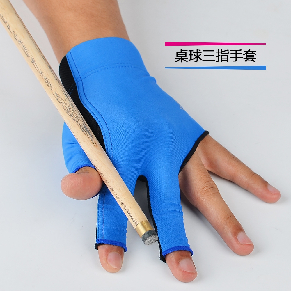 Picture of Bolton New 1076 Billiard Gloves Silicone Non-slip Billiard Gloves Finger Breathable Three-finger Gloves Stretch Lycra