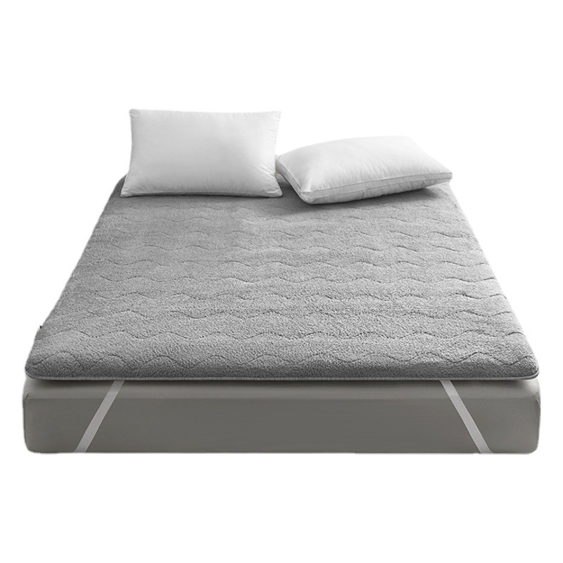 Thick warm lambswool mattress winter single double student dormitory upper and lower bed tatami foldable floor mat
