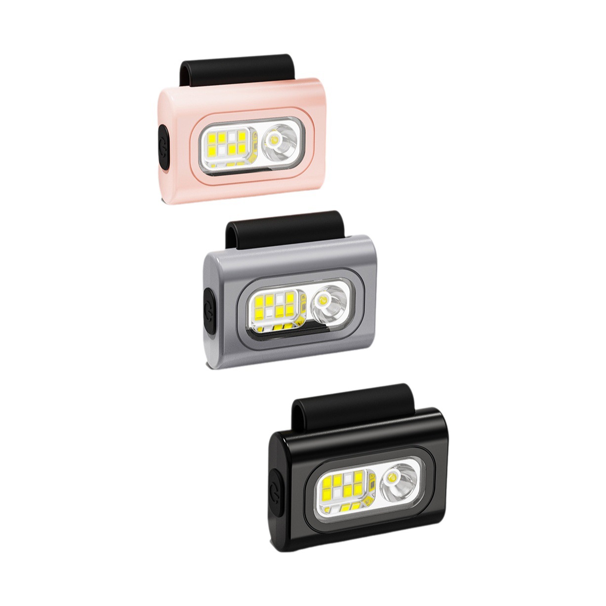 Outdoor Lighting Sports Portable Night Run Light Red Headlight Silicone Strong Magnetic Chest Light Lighting Running Light Night Run