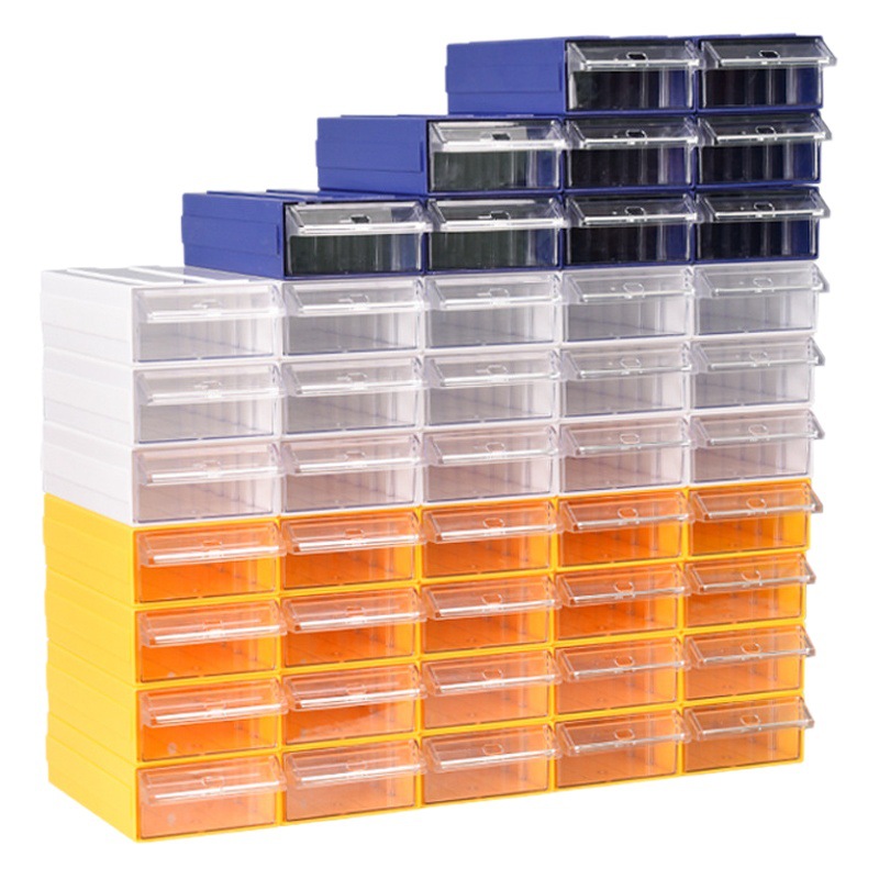Thickened Hardware Screw Sorting Box Accessories Box Plastic Drawer Inner Box Drawer Type Component Box Lego Parts Storage