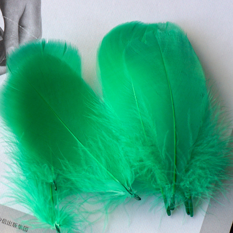 Picture of Color feather DIY floating dyeing goose feather dream catcher wave ball gift box filling decorative materials wholesale