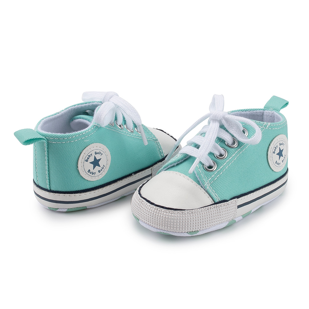 Picture of Amazon popular baby shoes baby shoes classic canvas shoes children's shoes soft bottom toddler shoes baby shoes