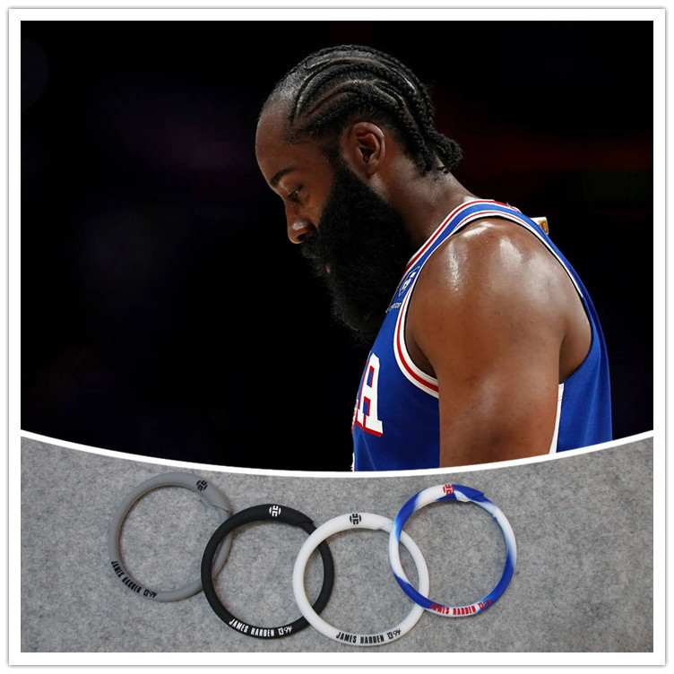 Basketball Star No. 13 Harden Circle Sports Bracelet Silicone Luminous Wristband Jewelry Kobe Irving Durant