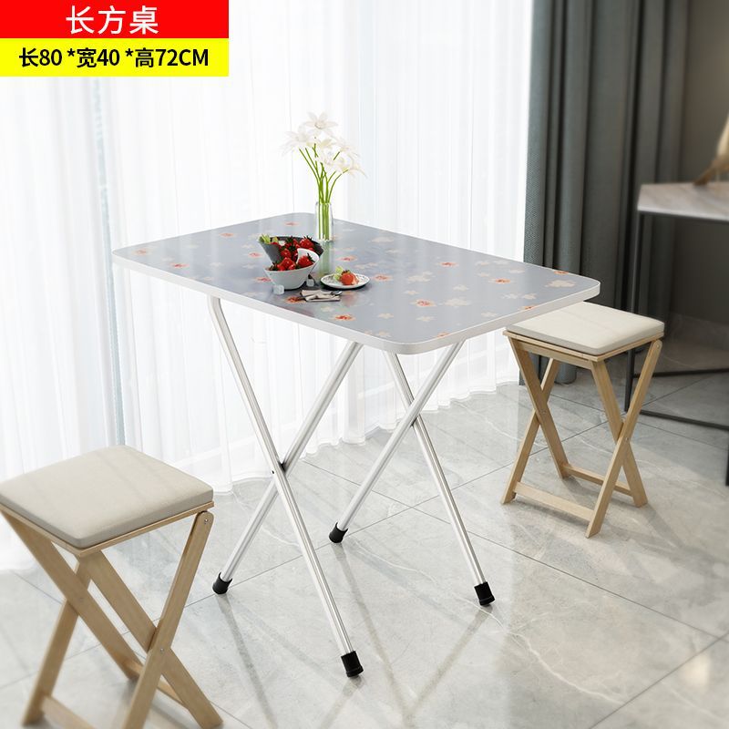 Picture of Wholesale Folding Table Dining Table Home Small Dining Table Portable Outdoor Folding Stalling Table Square Dormitory Simple