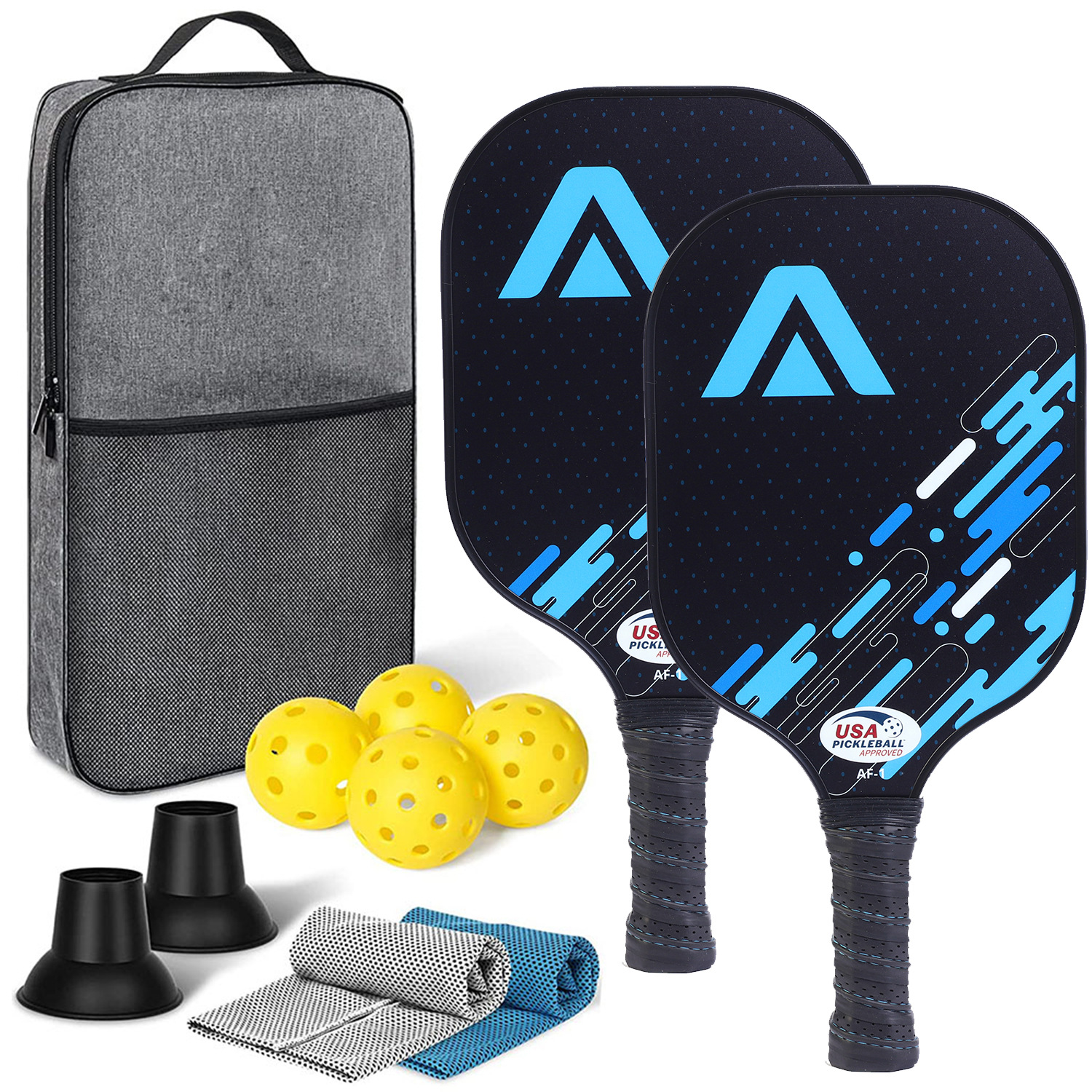 Picture of Peak Racquet suit Fiberglass Outdoor Feather Board Single Shoulder Storage Bag Pickleball Set Trainer