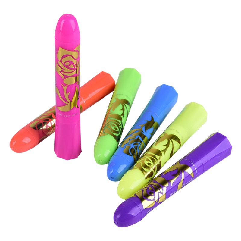 Washable 6-Color Luminous Body Painting Pigment Kidsren's Face Paint Party Christmas Halloween Makeup