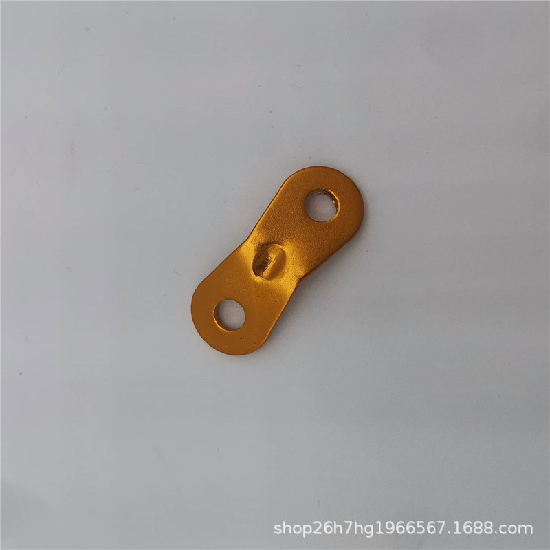 Picture of Outdoor Camping Style Double Eye Buckle Tent Canopy Aluminum Alloy Paracord Fixed Sliding Adjustment Wind Rope Buckle