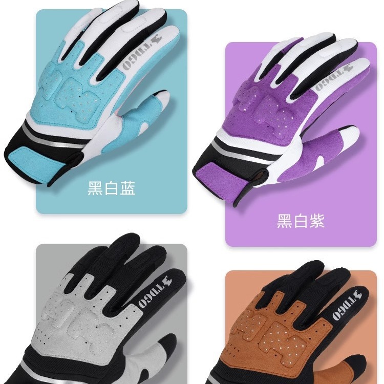 Riding gloves wholesale motorcycle summer motorcycle men and women light breathable carbon fiber retro Knight gloves