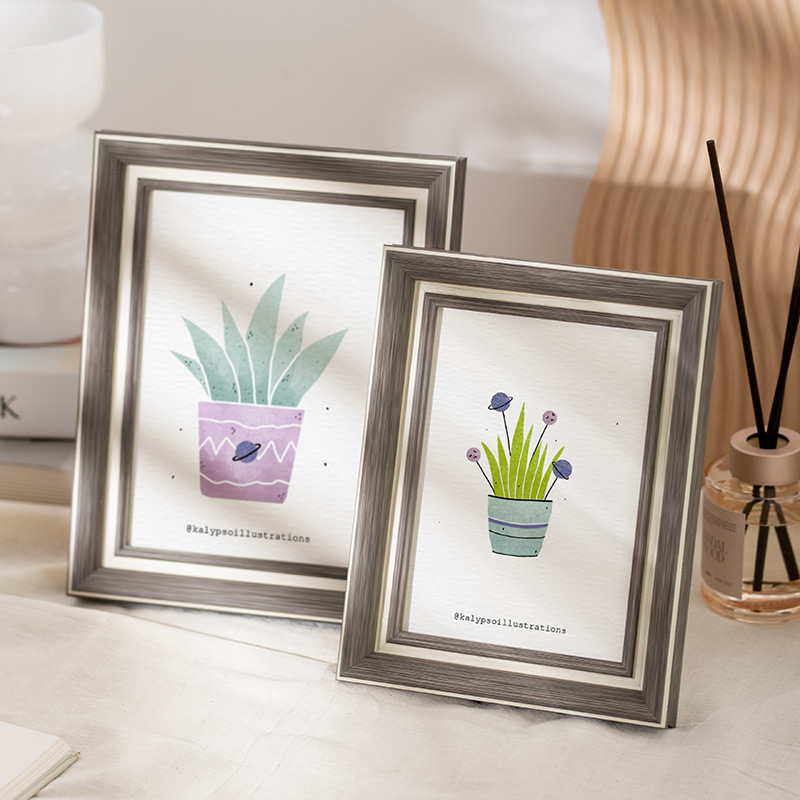 7810inch Horizontal Frame A4 Custom Wall Hanging Photo Frame Photo Studio DIY Frame Scandinavian Style Photo Frame 6inch Photo Frame Table Wholesale