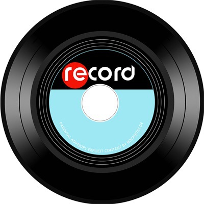 Picture of Cross-border Retro Fashion Personalized Music Vinyl Records Round Non-slip Living Room Bedroom Stool Floor Mat Carpet