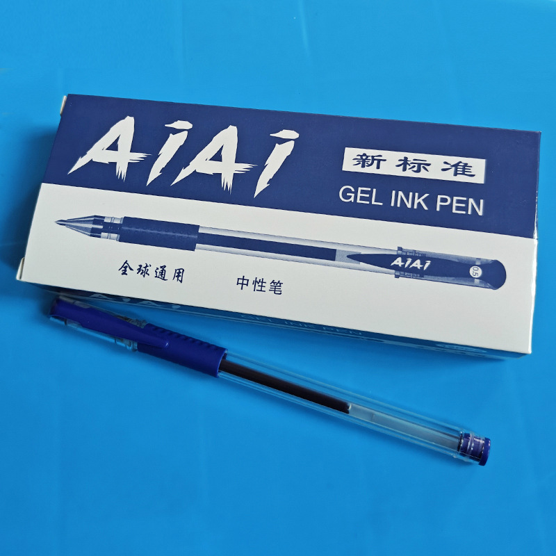 Picture of European Standard Gel Pen 0.5mm Bullet Needle Pen Ballpoint Pen Carbon Water Pen Signature Pen Office Examination Pen