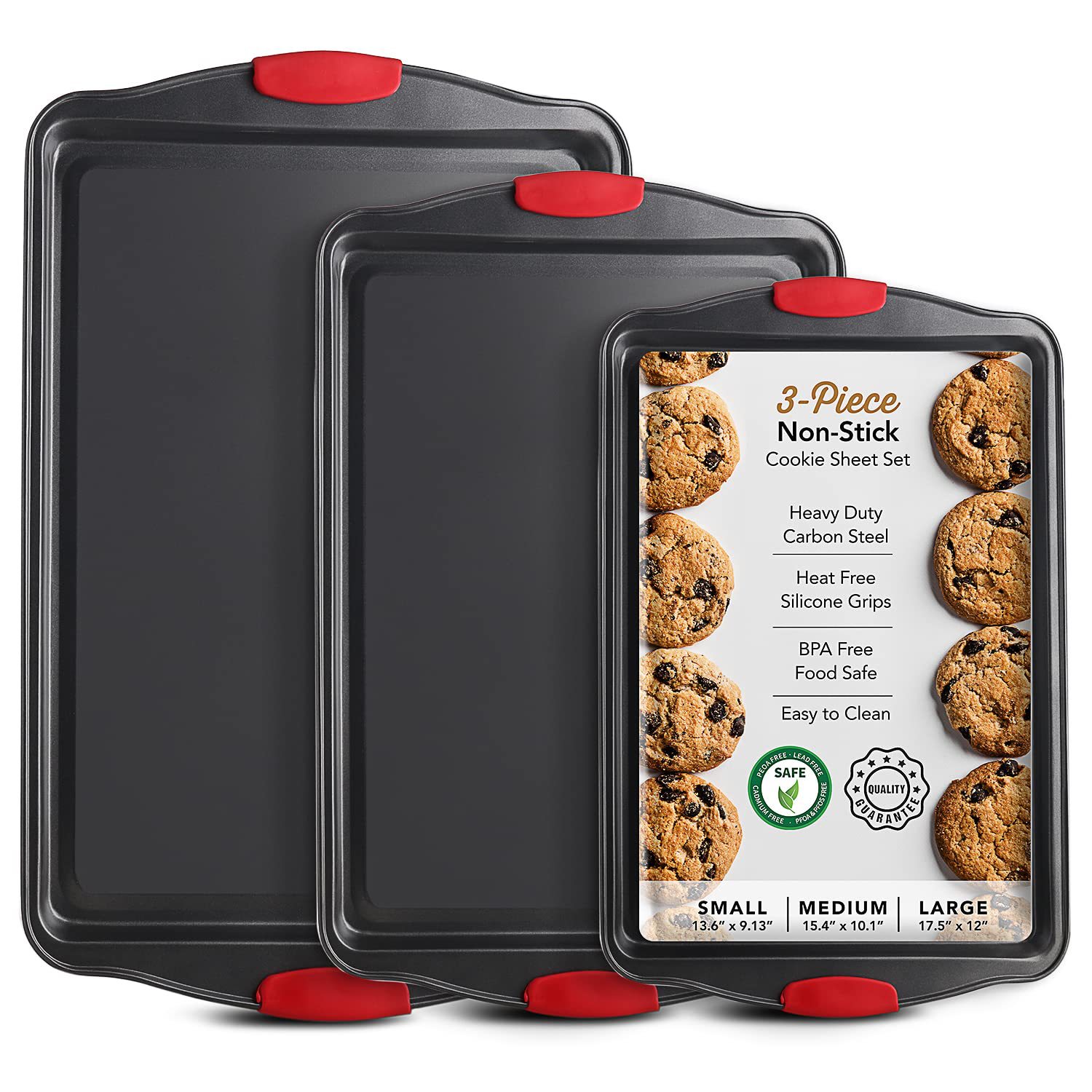 Cross-border Daifa in stock High Temperature and High-temperature Carbon Steel Household Oven with Handle Rectangular Baking Biscuit Cake Baking Pan