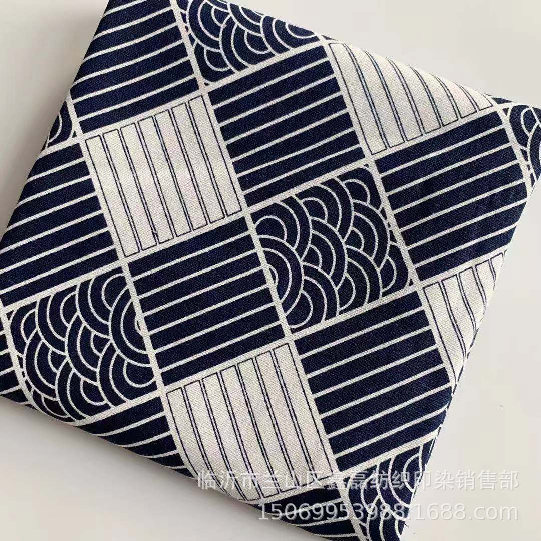 Picture of [Factory direct supply] DIY handmade and storm linen printed luggage cloth tablecloth decorative cloth