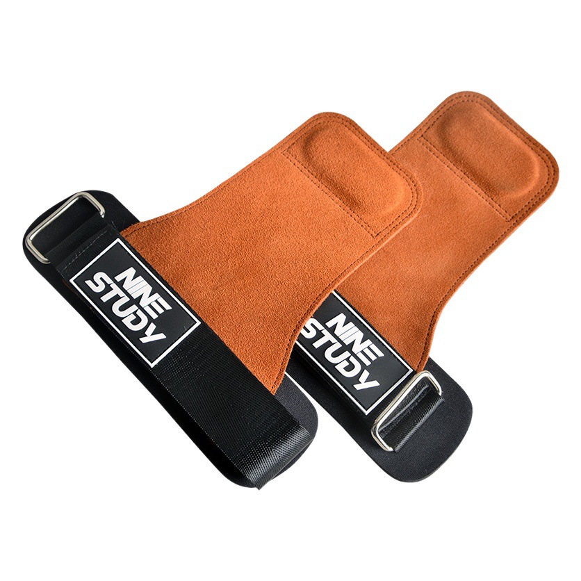 Pull-up booster belt hard pull iron fitness gloves Palm guard single bar anti-off wrist strap lying push-pull back wrist guard