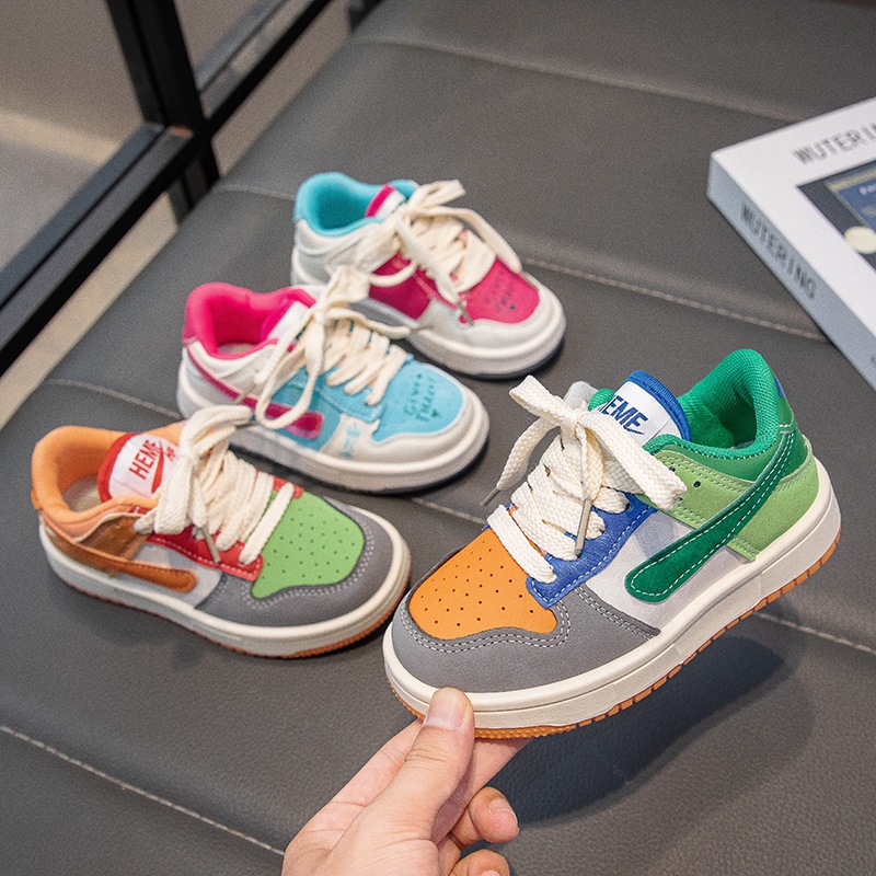 Children's Sneakers, Girls' Sports Shoes, Spring and Autum 2025 New Ins Trendy Kidsren's Shoes, Versatile Soft-Soled Girls' Casual Shoes