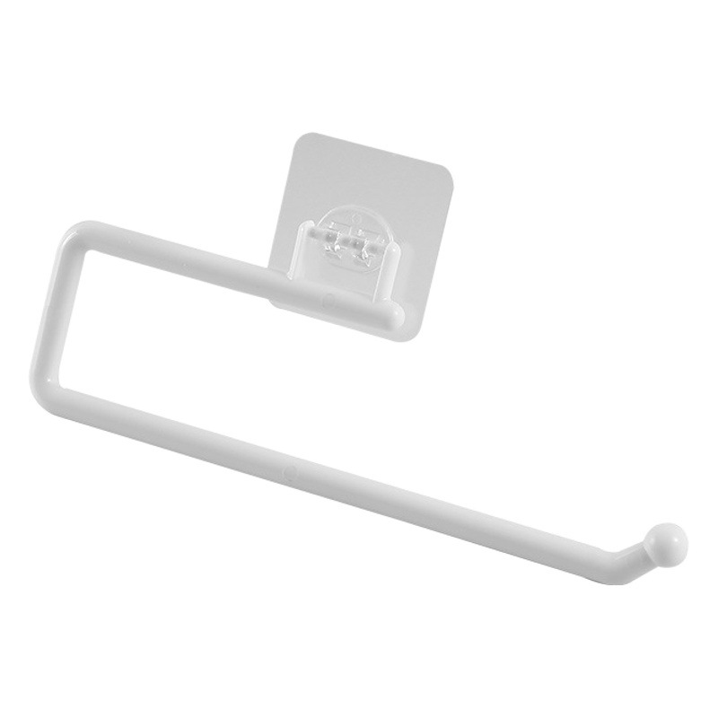 Punch-free kitchen special tissue holder roll paper holder rack plastic wrap storage rack toilet paper hook rag Holder