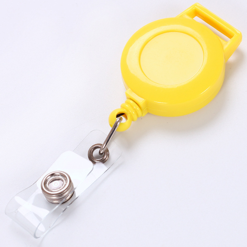 Picture of Autumn Rain 15mm Ribbon Square Ear Plastic Easy Pull Buckle Certificate Lanyard Easy Pull Breast Card Telescopic Buckle Telescopic Buckle