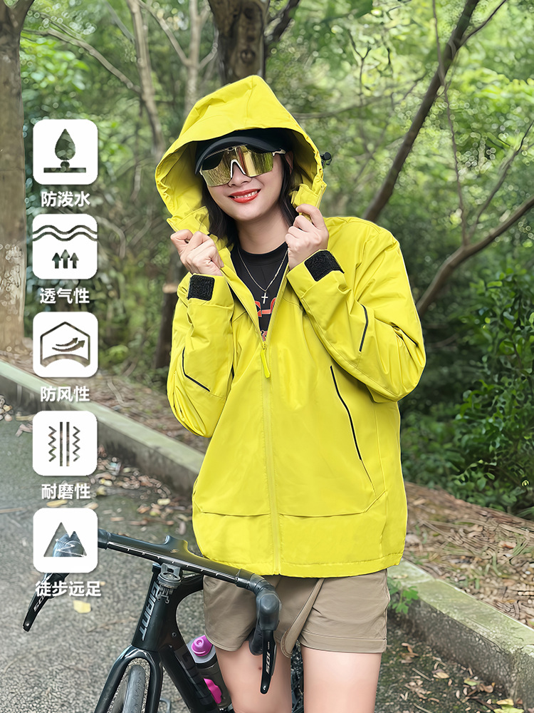 2025 New Kailes Outdoor Jacket Women's 3-in-1 Detachable Windproof Waterproof Hardshell Hiking Jacket for Men