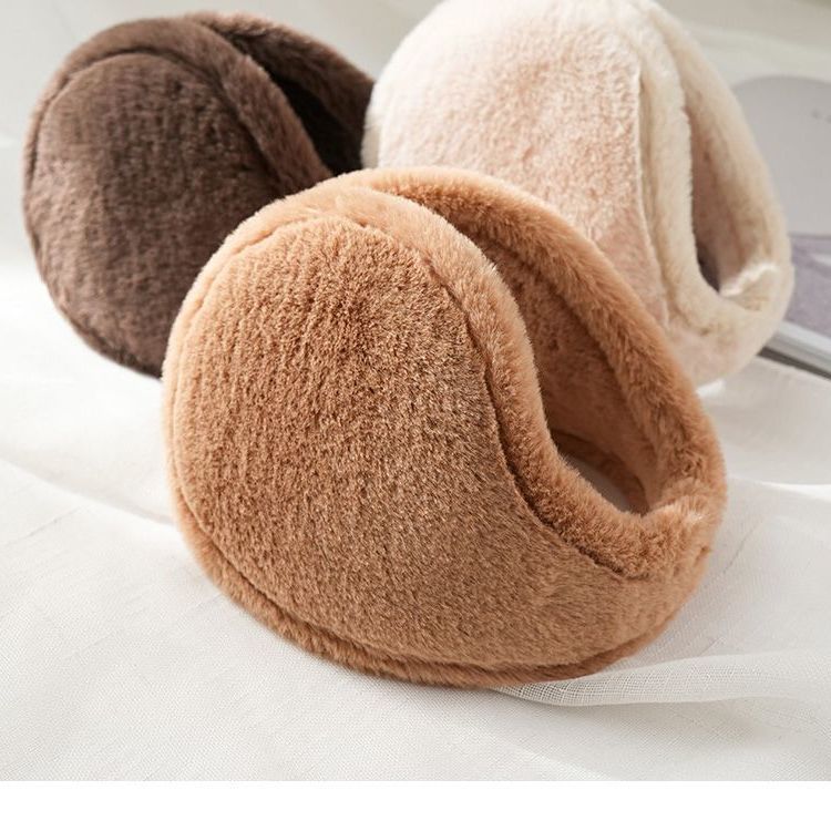 Picture of Ear cups in winter plush thick ear protection warm plush windproof ear protection winter warm ear bags for men and women ear covers