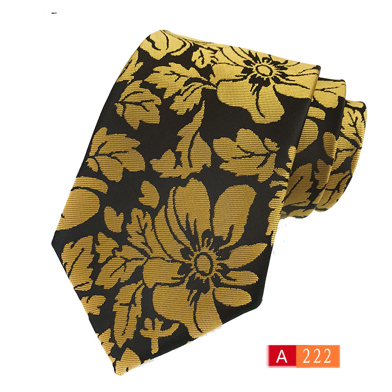 Picture of Men's tie polyester yarn-dyed fabric business wear tie source manufacturers in stock wholesale