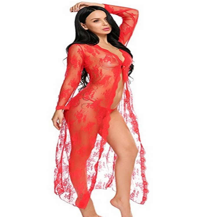New European and American Imitation Silk Black Home Clothes Two-piece Fashionable Comfortable Lace Pajamas suit