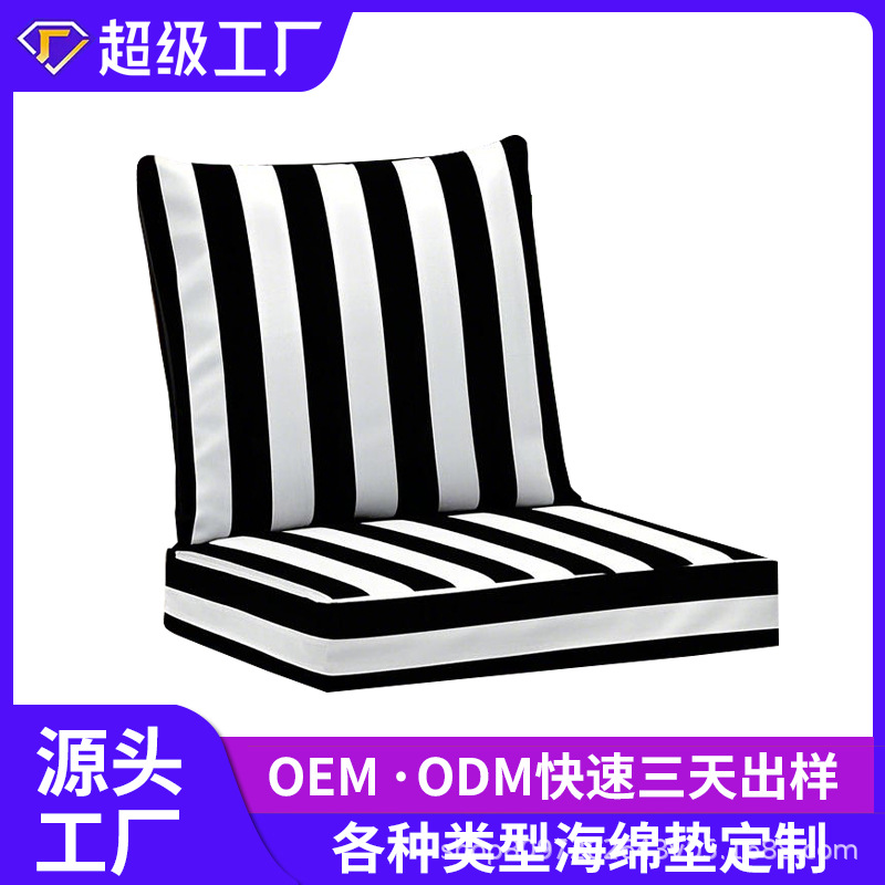 Picture of Cross-Border Supply of Compressed Sponge Cushions and Cushions for Amazon to Send Outdoor Rattan Chairs Waterproof Cushions and Sofa Cushions Wholesale