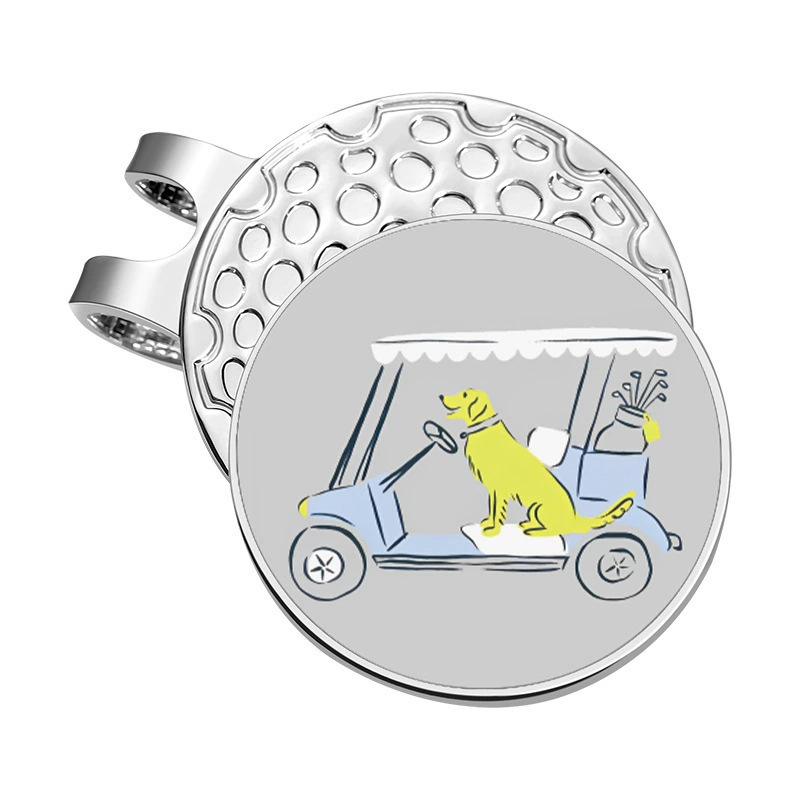 Picture of Golf cap clip magnetic ball mark metal mark cross-border hot sale