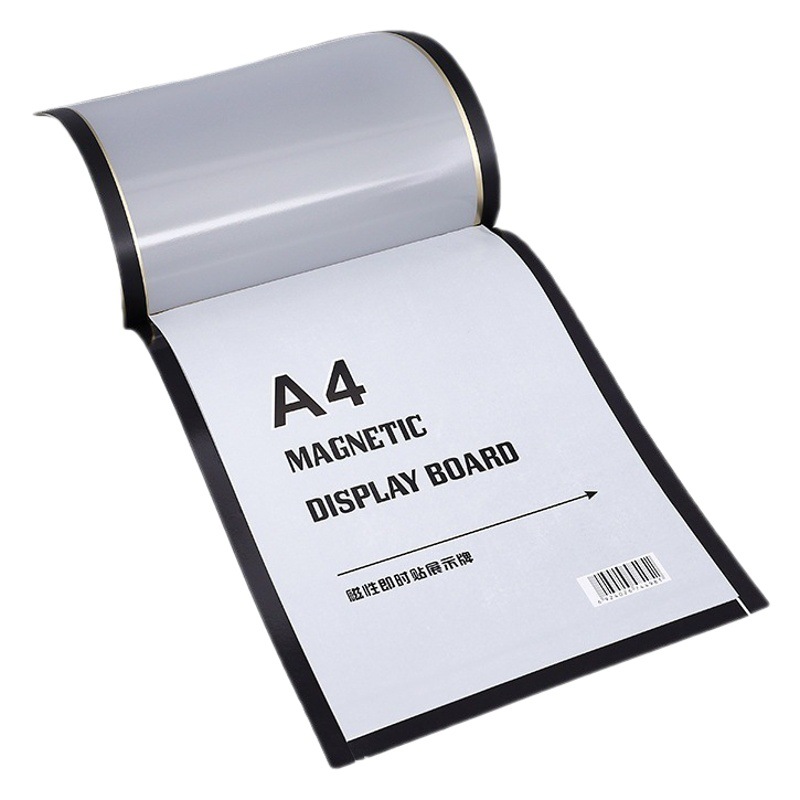 Magnetic Photo Frame A4 Enterprise Document Protection Cover Magnetic Children's Picture Frame Strong Magnetic Poster Display Post Information Introduction Box