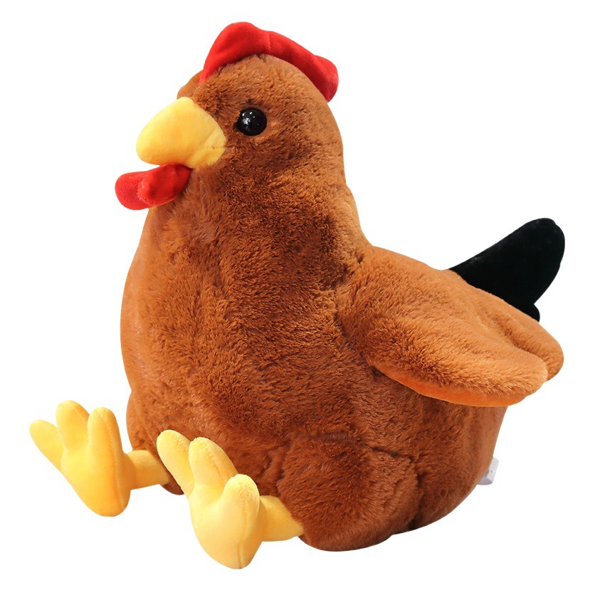 Bobby Bear Cute Soft Cute Skin-friendly Two-color Big Rooster Doll Plush Toy Doll Large Grasping Machine Doll Cross Border