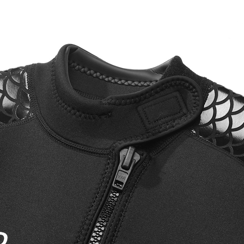 Picture of New 3mm Wetsuit for Men and Women, Short-Sleeved Shorts, Wetsuit, Thickeneded, Warm and Cold-Proof Surfing Suit, Jellyfish Suit, Wet Suit