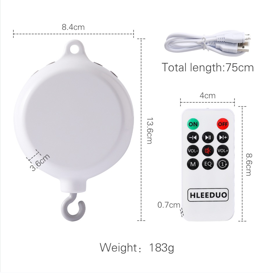 Picture of Amazon Simple Baby Bed Bell Wooden Bracket Mosquito Net Hanging Pole Bed Bell Accessories Newborn Comfort Bed Bell Bracket