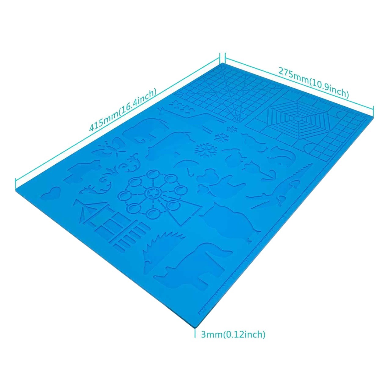 Hot Sale 3D Printing Pen Silicone Design Pad Drawing Painting Creative Pen Drawing Board 3D Silicone Pen Pad Creative Gift
