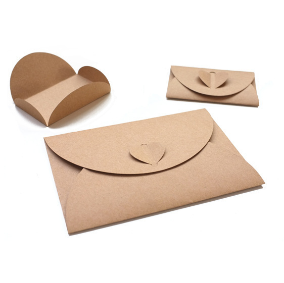 Picture of South Korea stationery retro creative love large small size Kraft paper folding envelope
