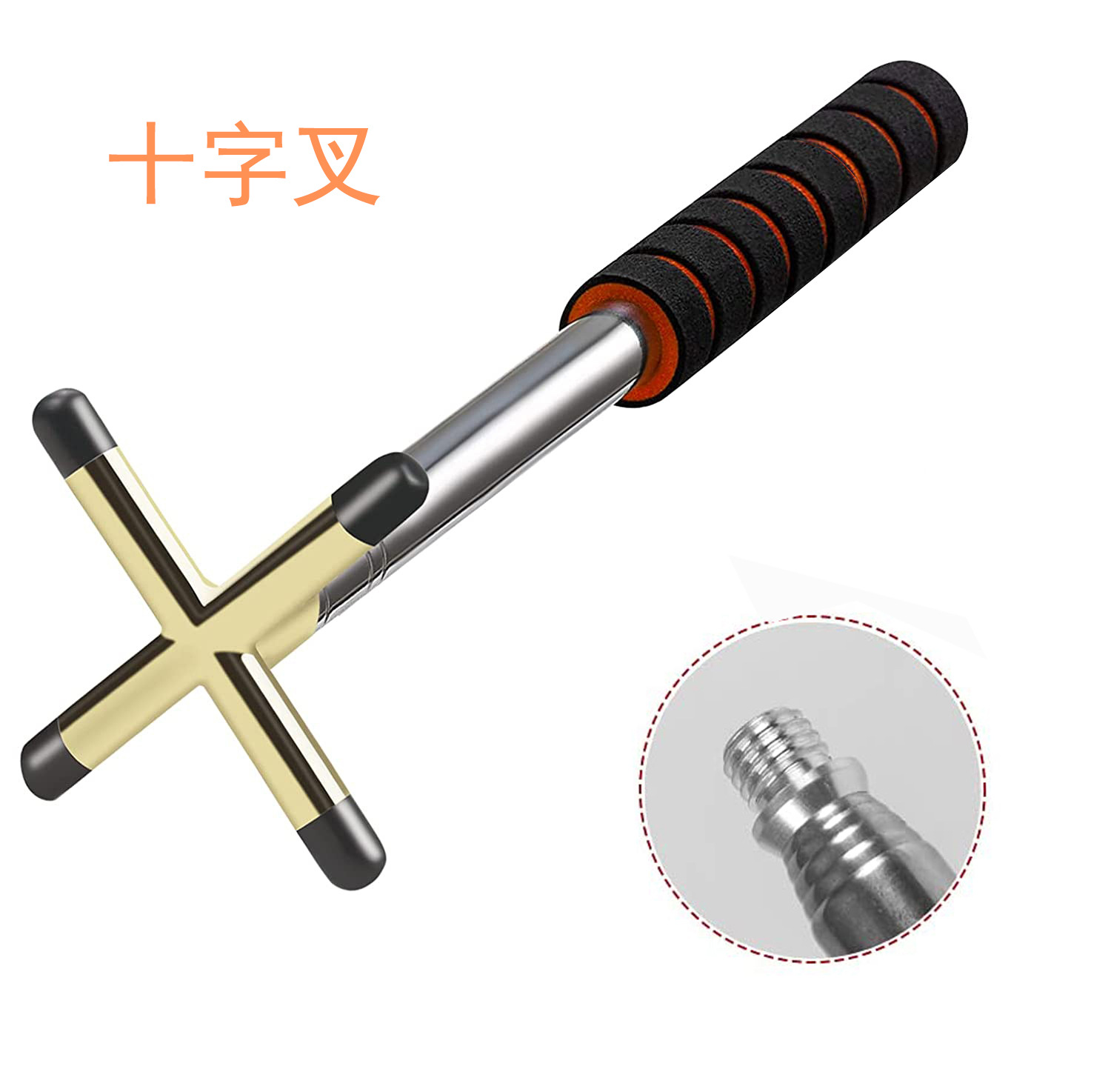 Picture of Telescopic pool cue support Telescopic frame rod Telescopic pool frame rod Billiard bridge rod Telescopic pool stick bridge Billiard support