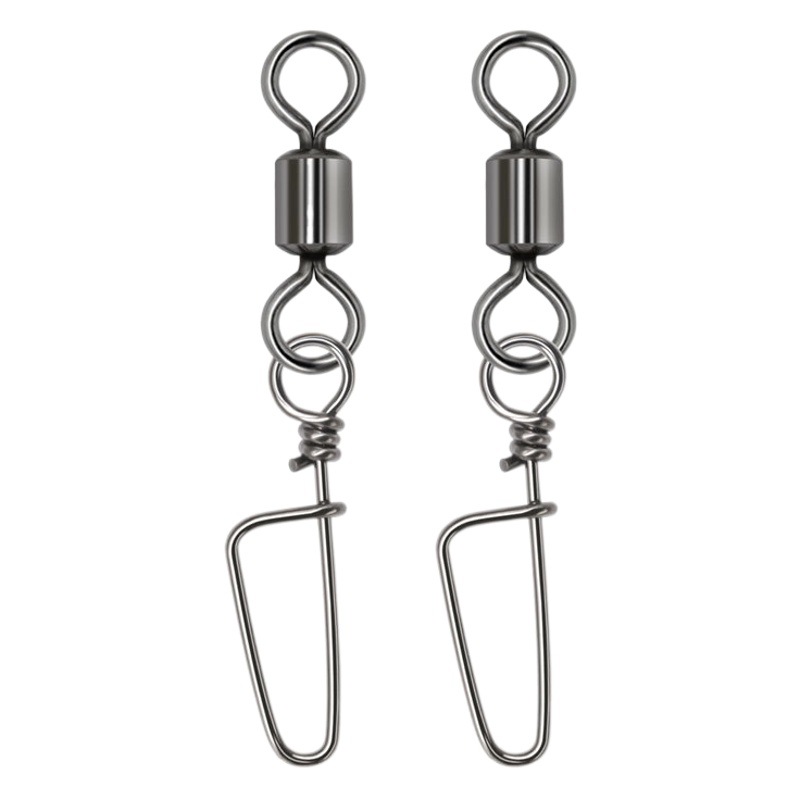 Picture of Fishing Supplies Wholesale Figure Eight Ring Connector Sea Fishing Boat Fishing Set Accessories American Swivel + Curved Pin