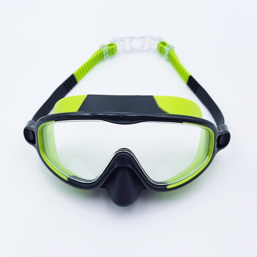 Picture of National Day and Mid-Autumn Festival Regular Delivery Children's and Adult Diving Goggles Waterproof Anti-Fog Silicone Swimming Goggles Nose Protection Swimming Goggles Equipment