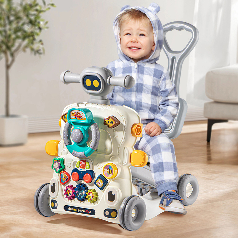Baby walker toy baby multifunctional toddler trolley anti-rollover newborn walking walker wholesale