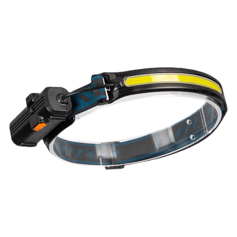 New multifunctional XPG COB induction headlight Type-C charging outdoor fishing work telescopic zoom headlight