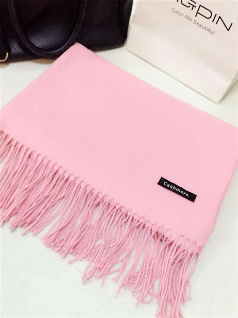 Picture of Imitation Cashmere Scarf for Women in Autumn and Winter, Warm Outer Wear, Japanese and Korean Sweet Gift, Fashionable Shawl, Factory Direct Sales, Cashmere Texture