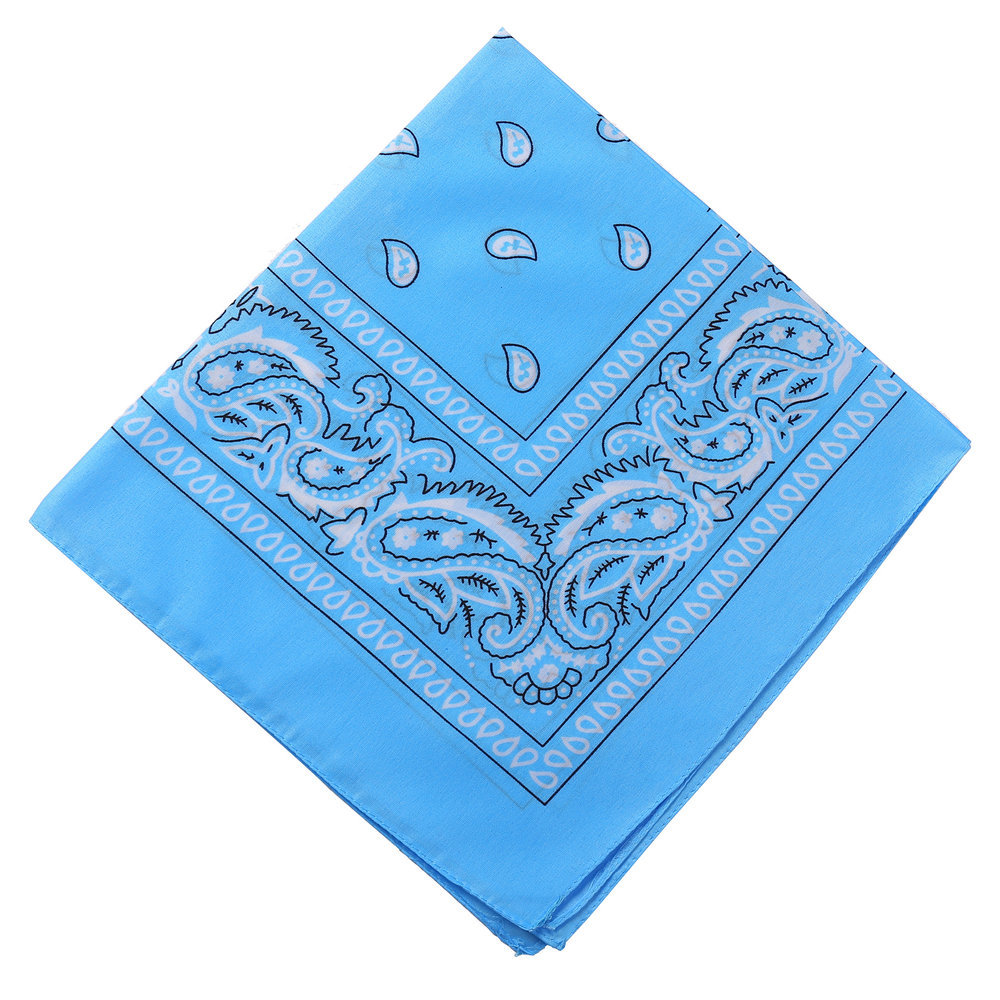Picture of Amazon Europe and America Outdoor Riding Multifunctional Turban Cashew Flower Square bandana Magic Turban