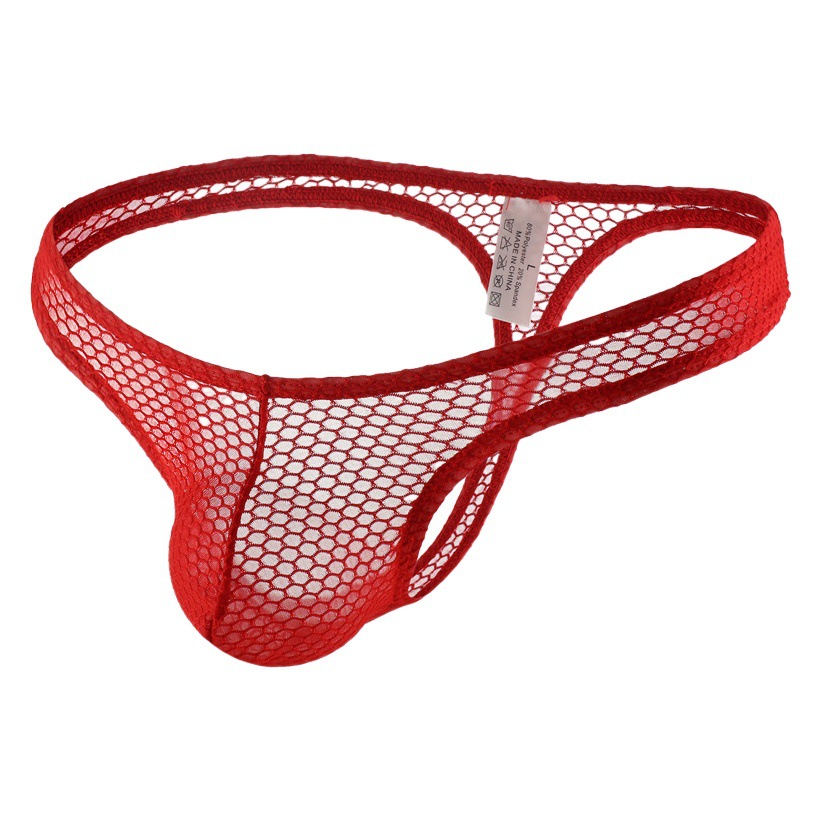 Men's underwear men's thong mesh breathable sexy youth men's underwear wholesale