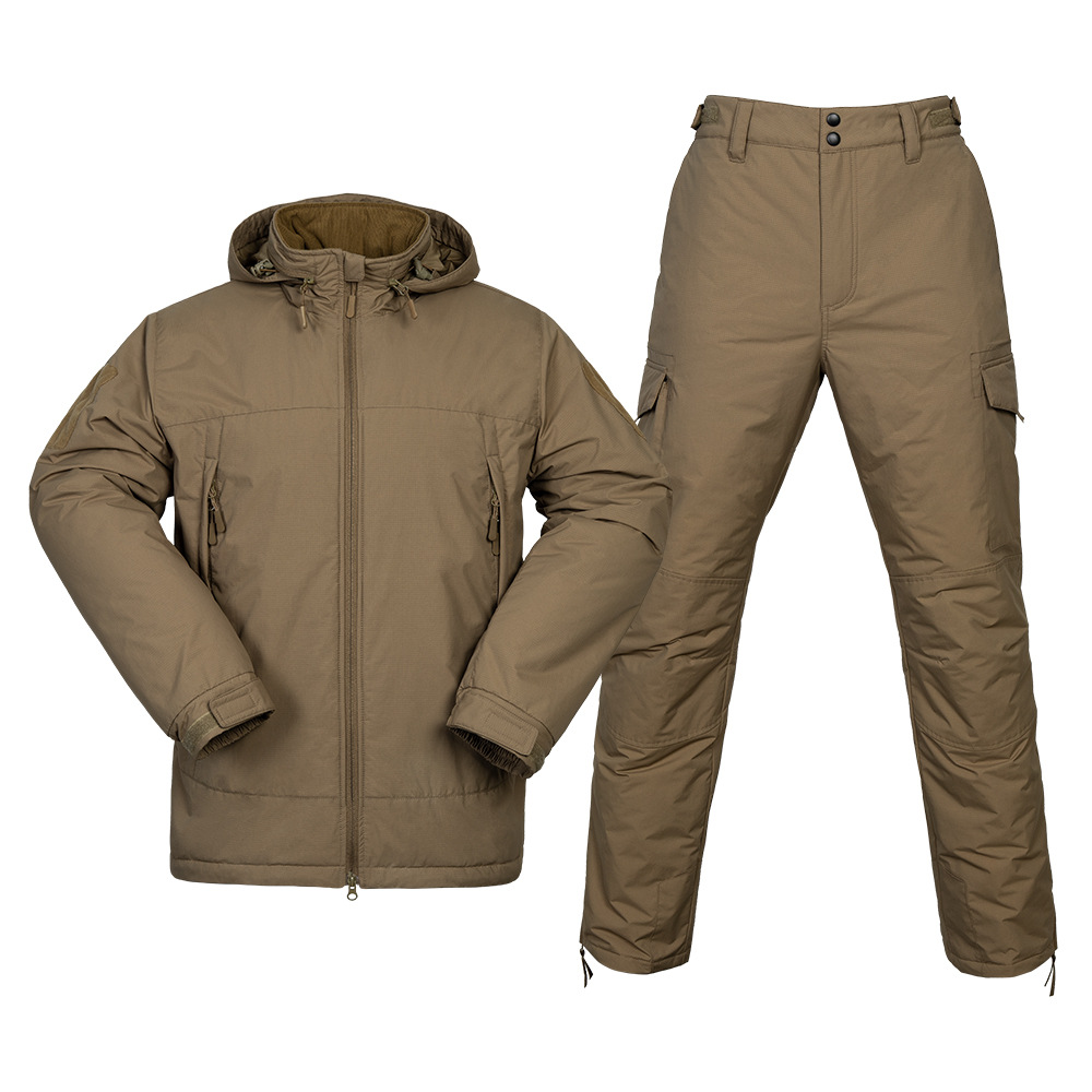 Picture of Faldan F7 portable cold-proof cotton-padded jacket suit autumn and winter outdoor water-splashing warm cotton-padded jacket training suit wholesale