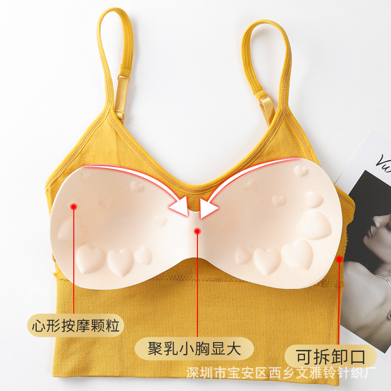 Picture of Kaka same style large U beauty back thread wrapped chest tube top seamless sexy anti-exposure bottoming sports back strap underwear