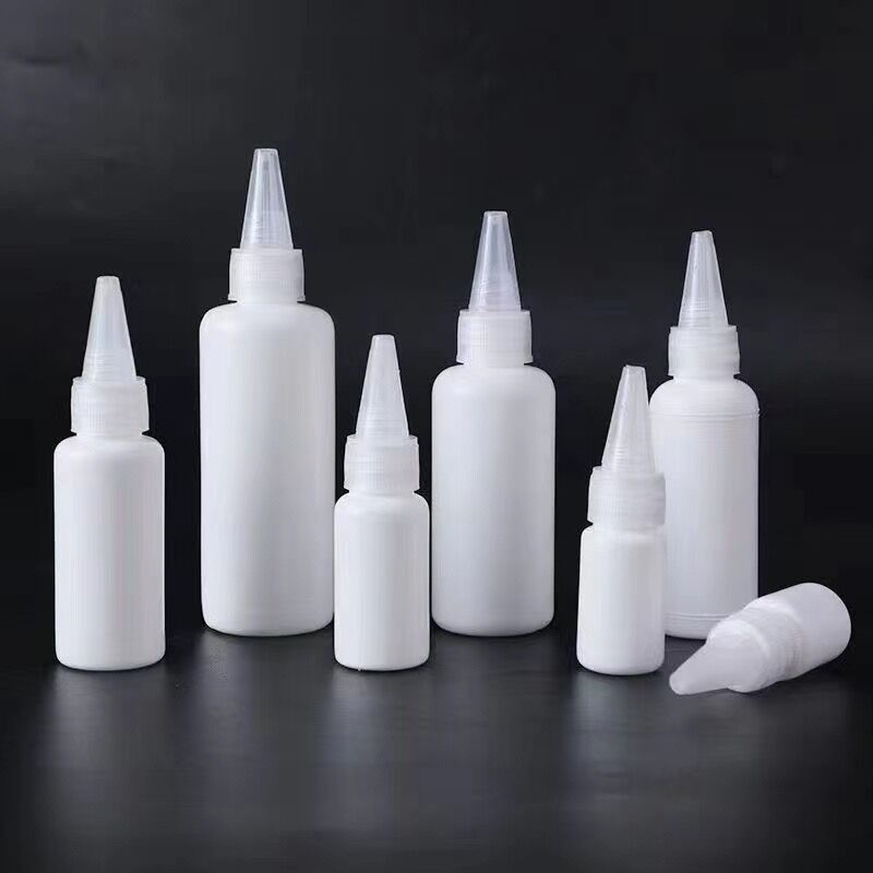 Wholesale 10 20 30 50 60 100ml Pointed Bottle PE Bottling Pigment Ink Paint Squeeze Bottle