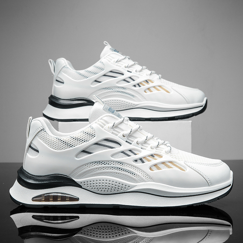 2025 Autumn New Basketball Sports Shoes Men's Shoes Trendy Shoes Casual Men's Dad Shoes Breathable Mesh Running Shoes