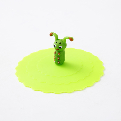 Picture of Cartoon Cup Lid Silicone Universal Ceramic Cup Lid Single Sale Glass Cup Tea Cup Accessories Dust Mug Lid