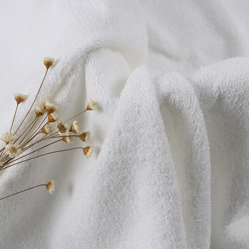 Picture of in stock multicolor double-sided 320g woven cotton terry cloth double-sided bathrobe face bath towel terry cloth cotton